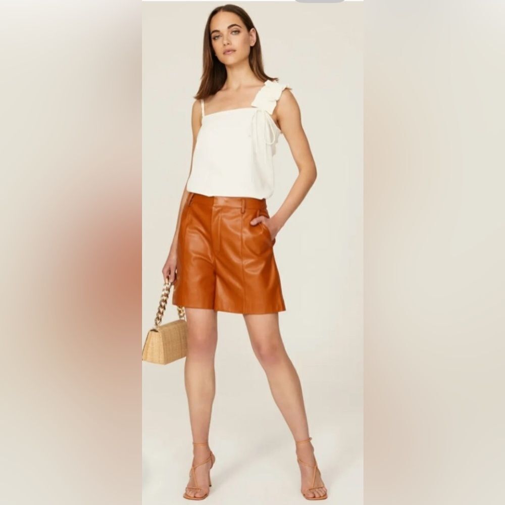 Jason Wu Leather Shorts Size 4